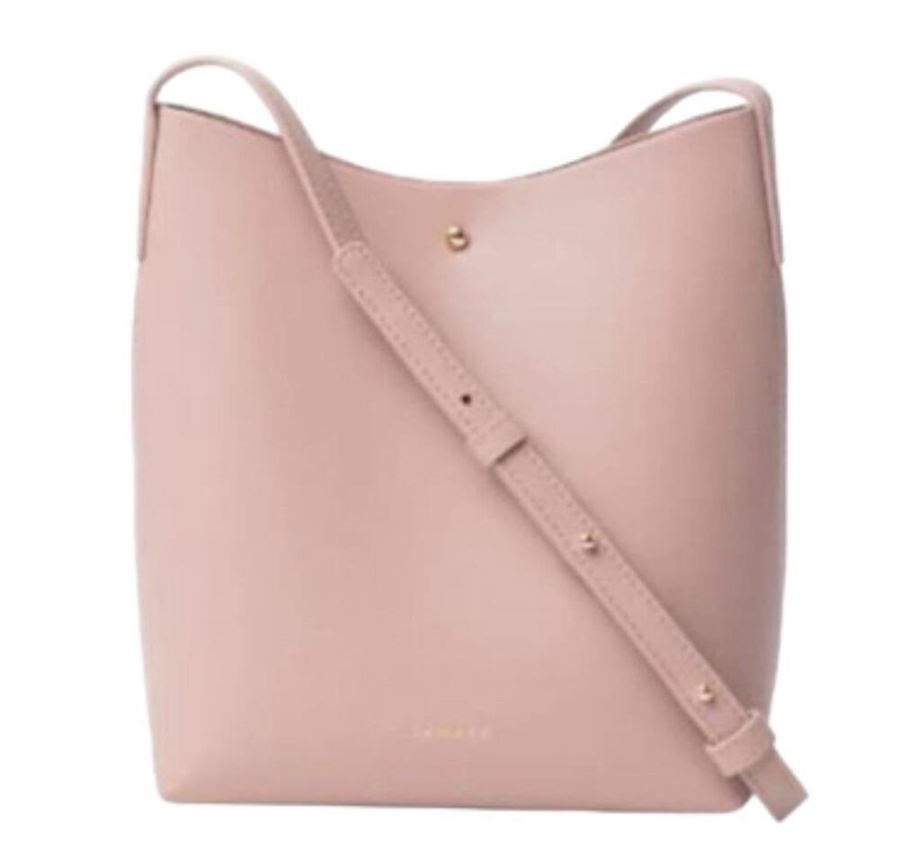 Samara Vegan Leather Medium Shoulder Bag Peony Pink